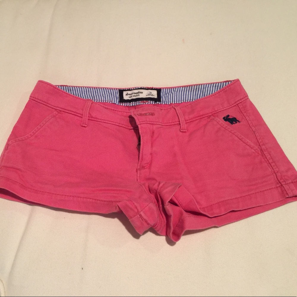 pink abercrombie shorts