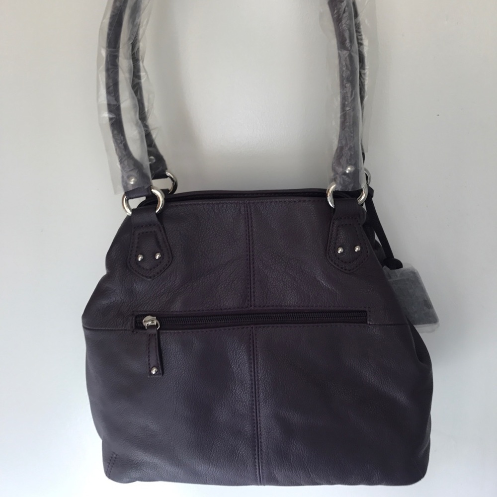 Tignannello purple leather purse and wallet