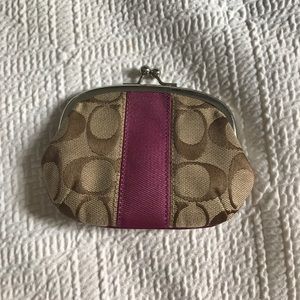 Coach change purse.