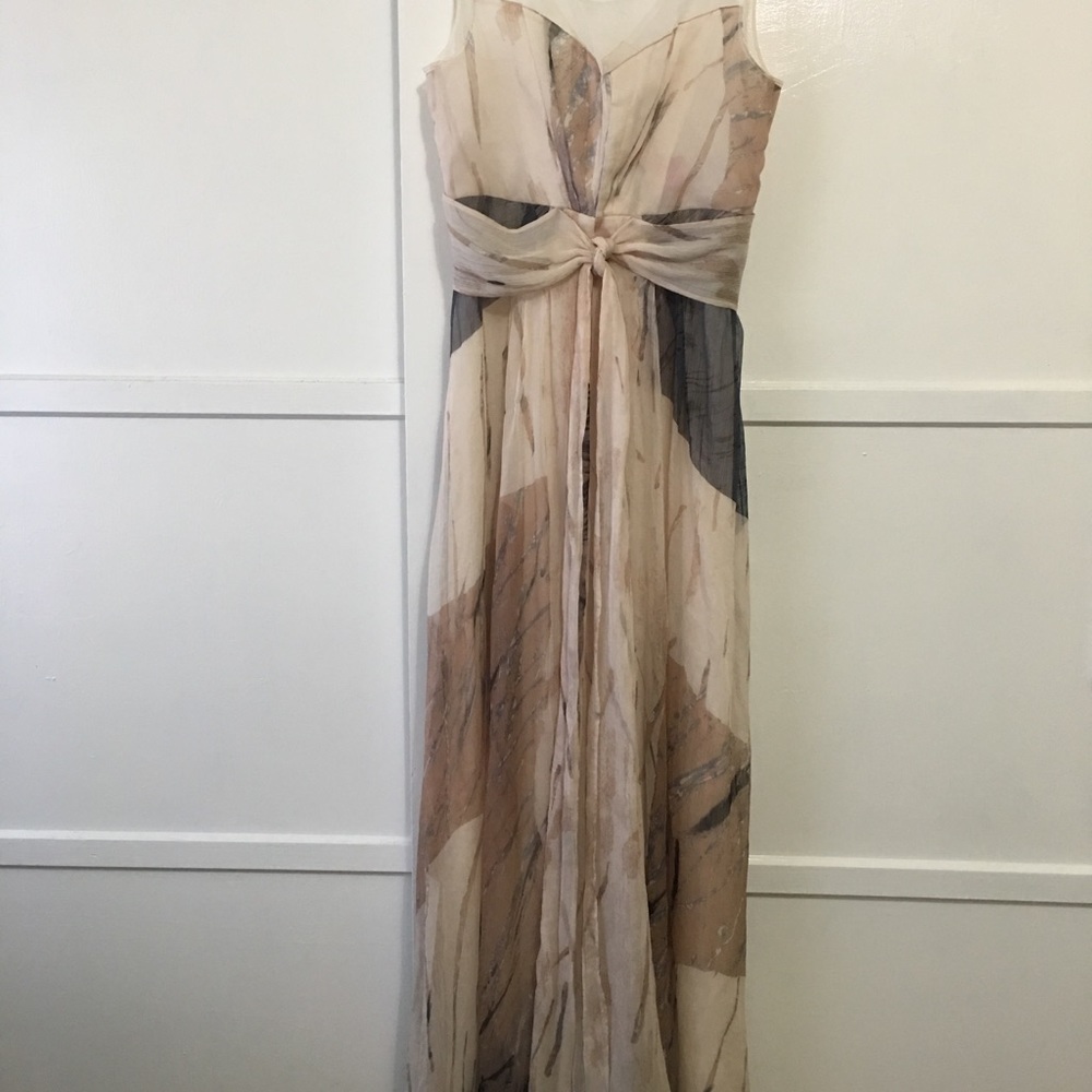 CHRISTIAN  LACROIX SILK CHIFFON GOWN 42 USA 4-6