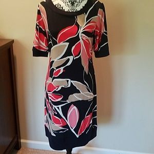 Floral knee length dress