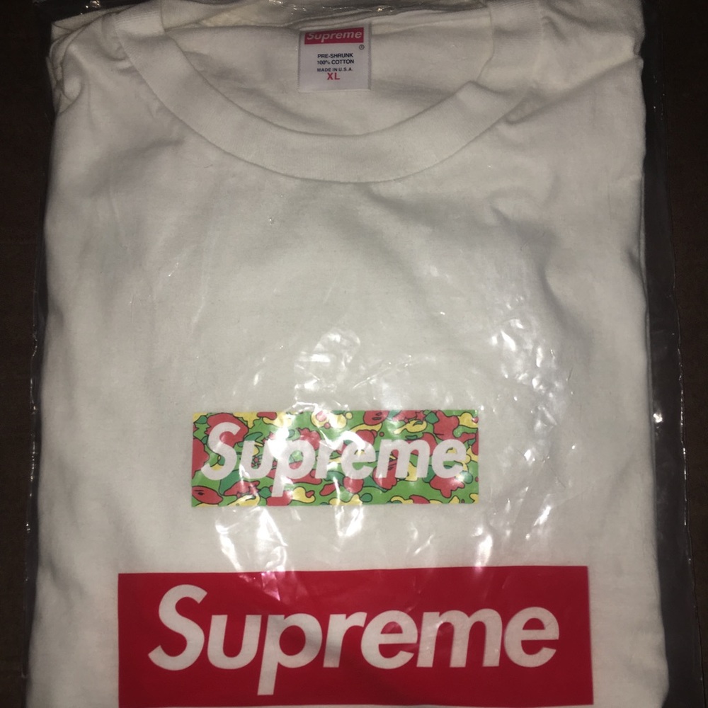 Supreme X Bape psyche tee