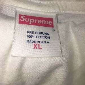 supreme double stitched tag