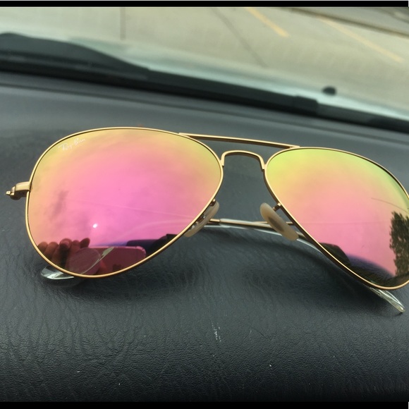 AUTHENTIC Ray Bans Rose Gold main image 4