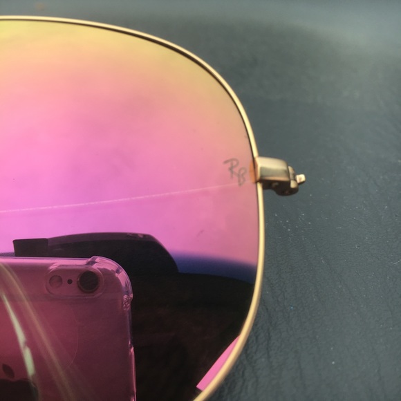 AUTHENTIC Ray Bans Rose Gold