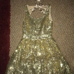Gold Dress