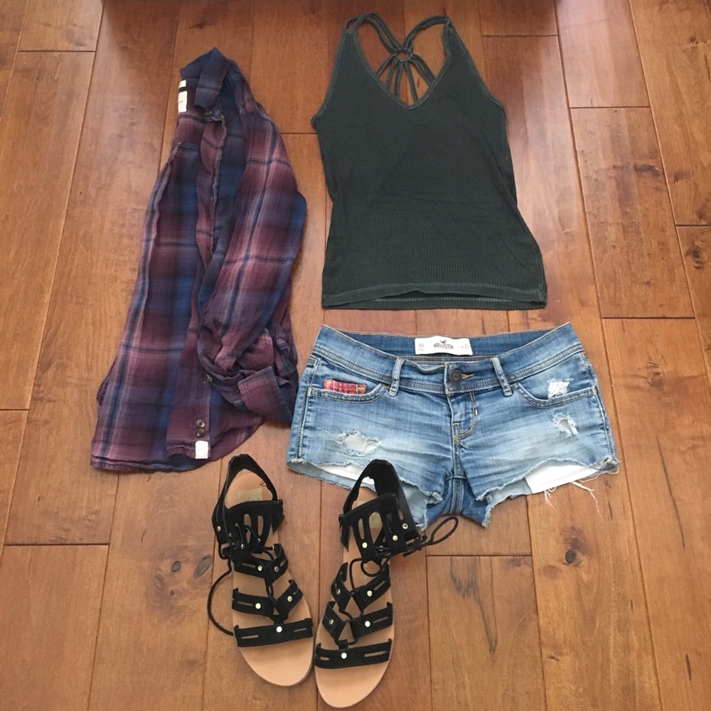 Distressed Hollister Shorts