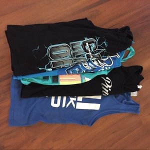 CA AllStars tanks:  2 Blk Ops!, Summit, Pink & J2.
