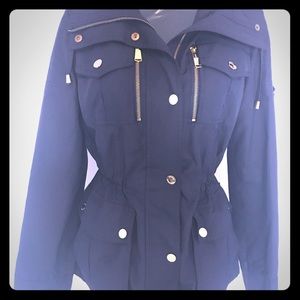 Michael Kors Navy Blue Utility Jacket