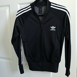 Adidas Black Track Jacket S
