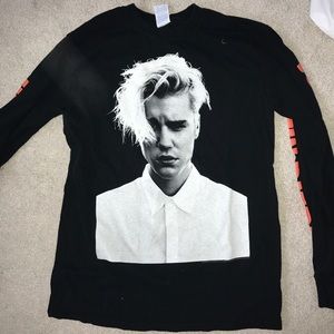 Justin Bieber shirt from the Purpose Tour in Chi💙