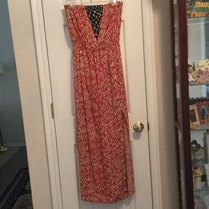 Strapless, Maxi dress