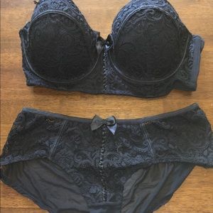 NWOT Adore Me Bra and Panty Set 38DDD