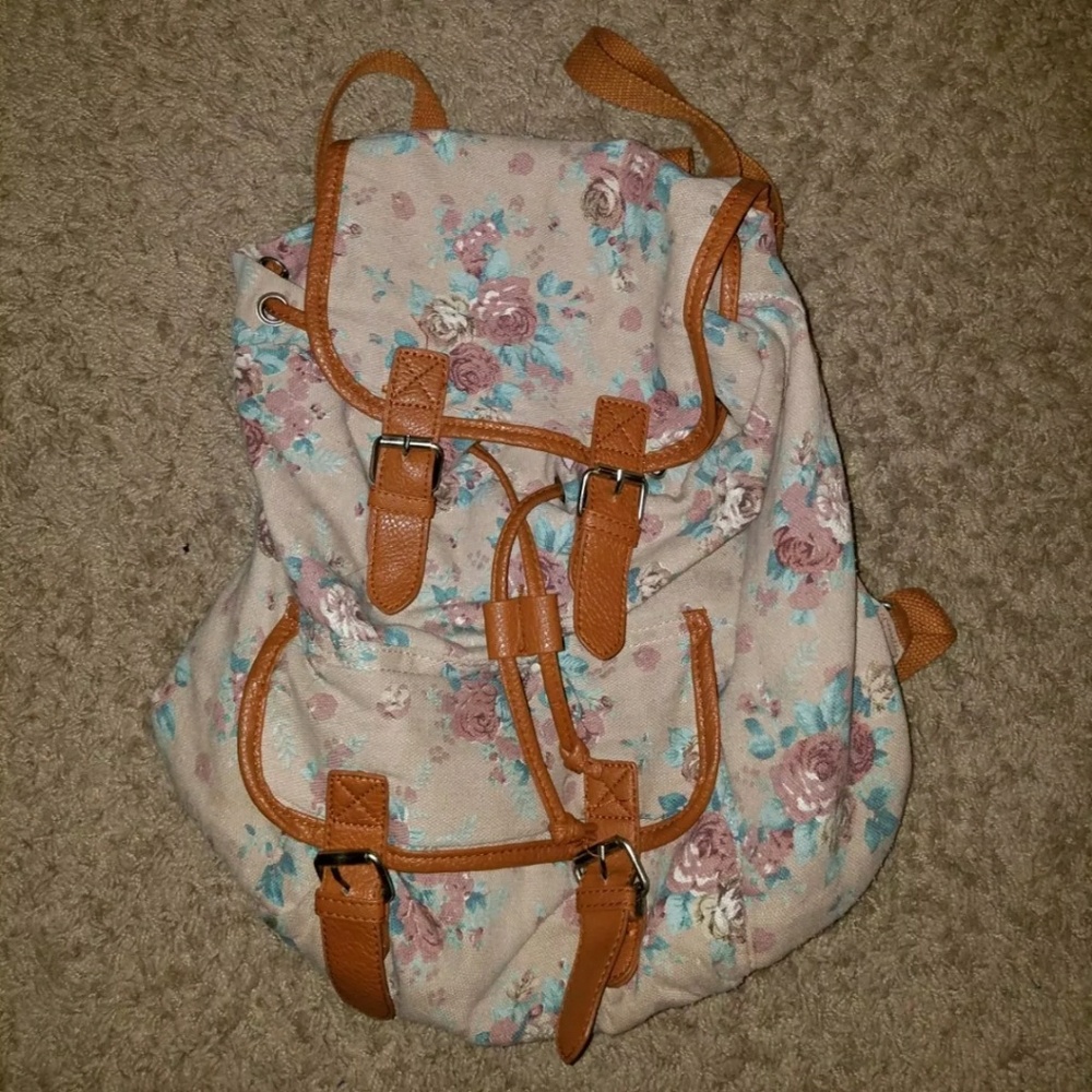 Floral backpack