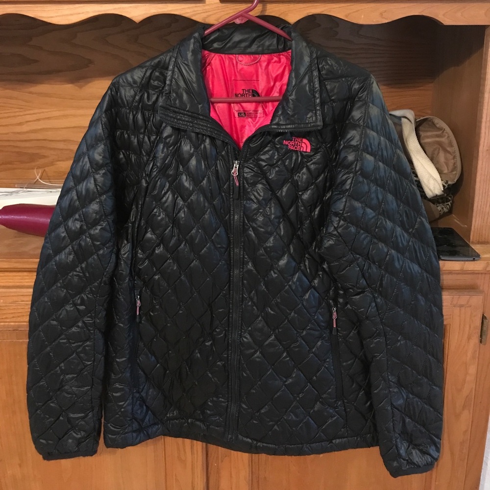Black & Pink North Face Jacket