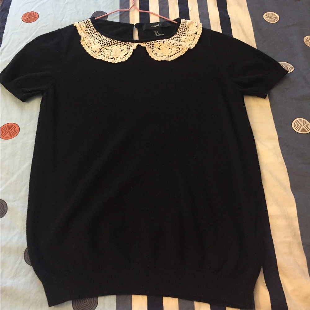 H&M short-sleeve knit sweater