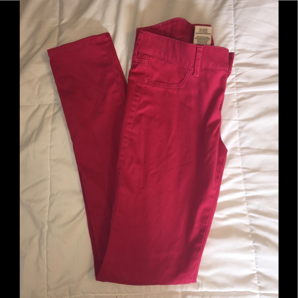Abercrombie pink jeans