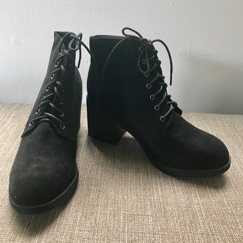 Topshop Lace Up Booties