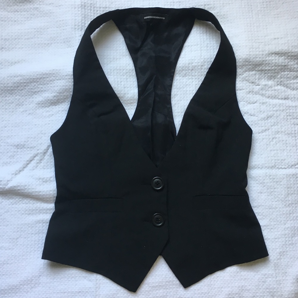 Black vest from Express
