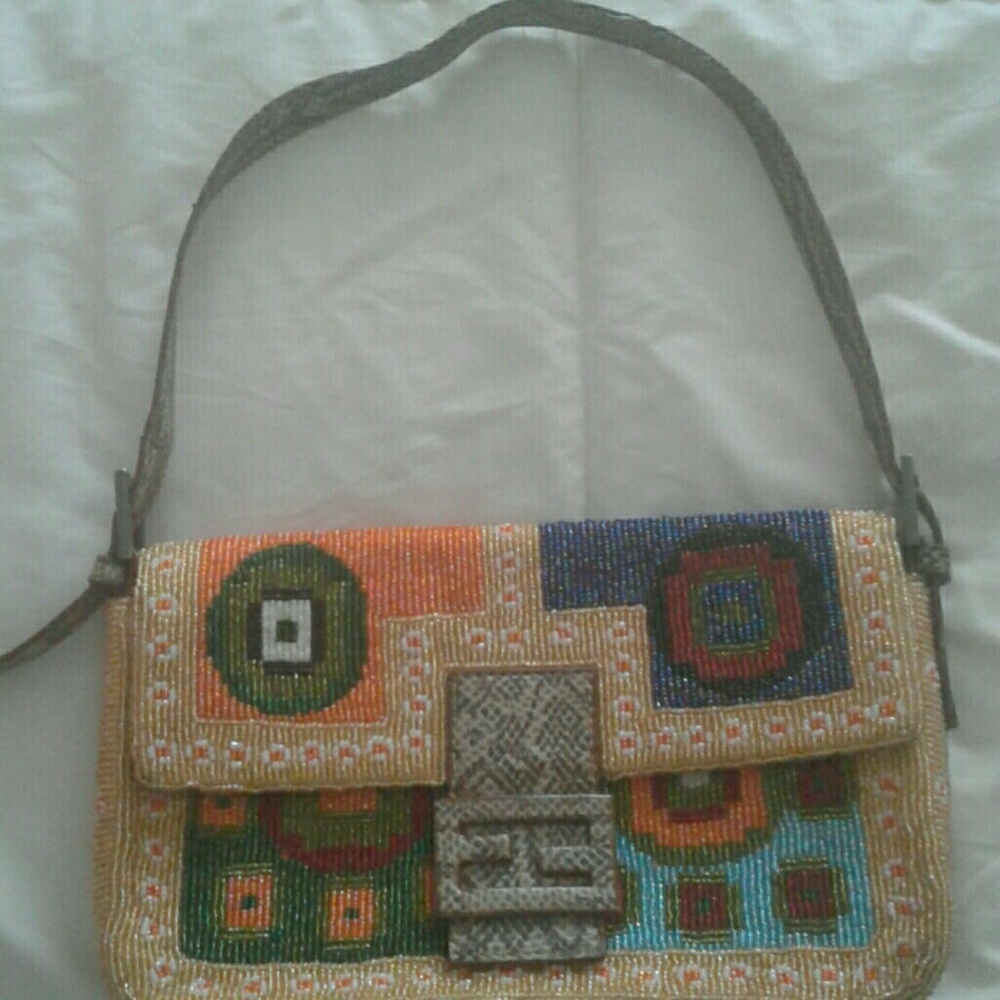 Fendi designer clutch bag