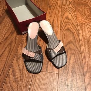 Designer VANELI heels shoes buckle detail