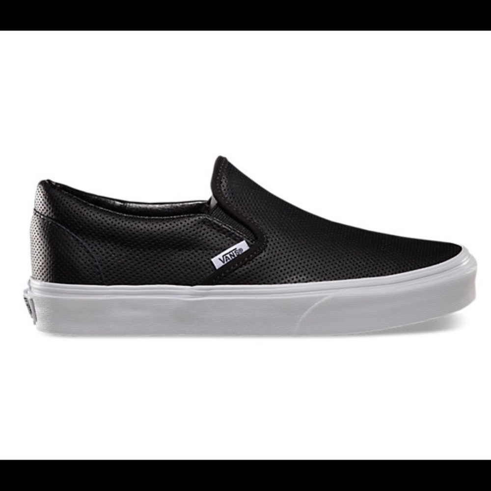 Classic Vans slip on leather