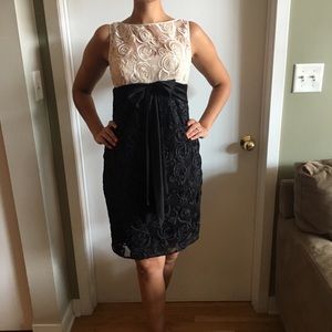 Rose Adrianna Papell dress!