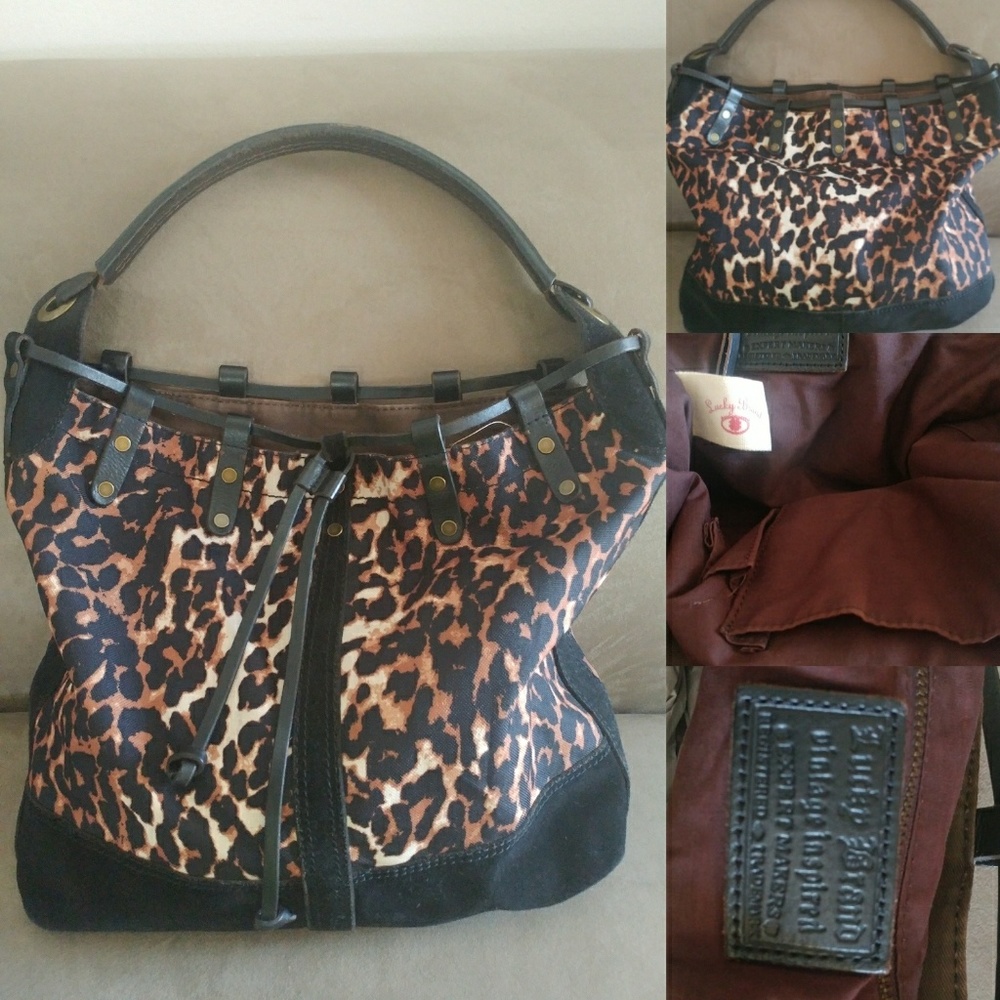 Lucky Brand Leopard print purse
