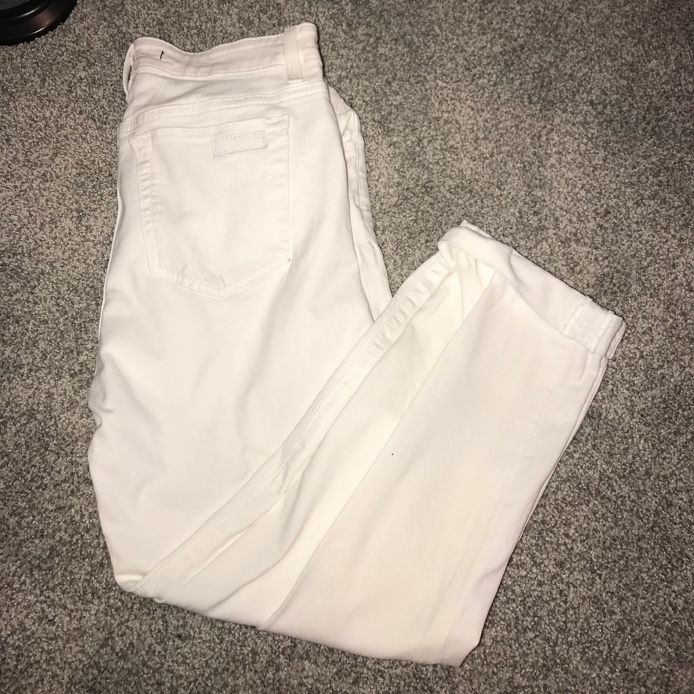 JOE'S white jean capris
