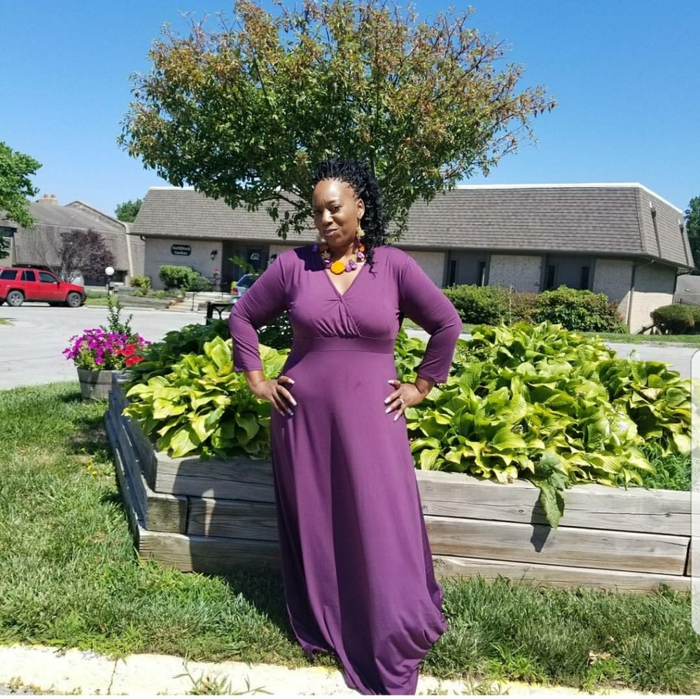 Purple Maxi Dress