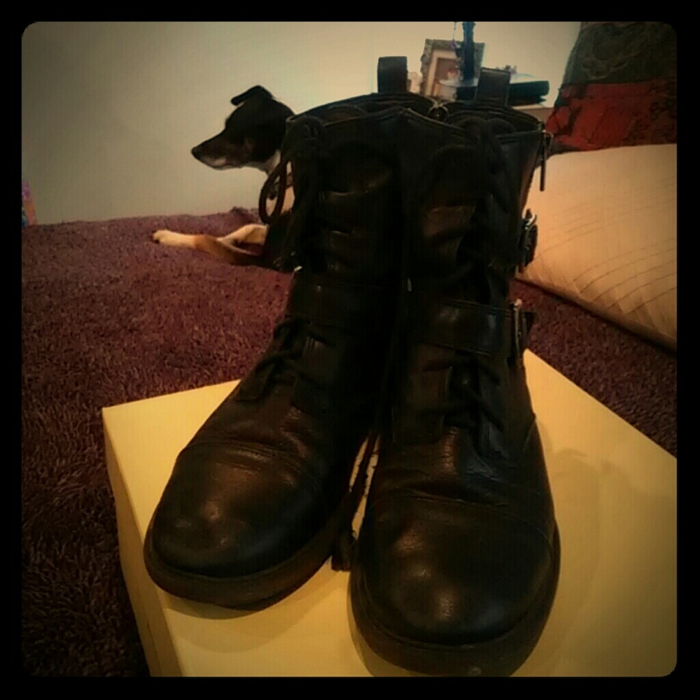 Lucky Brand combat boots. Used