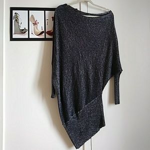 Zara Knit off the shoulder long sleeve dress.