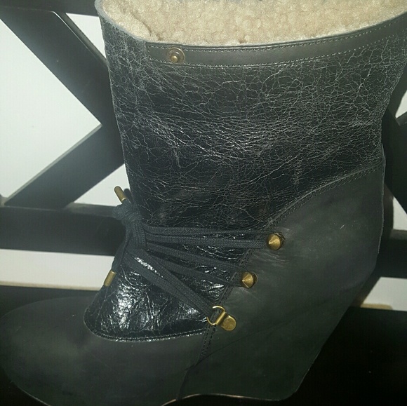 Wedge Boots - Picture 1 of 2