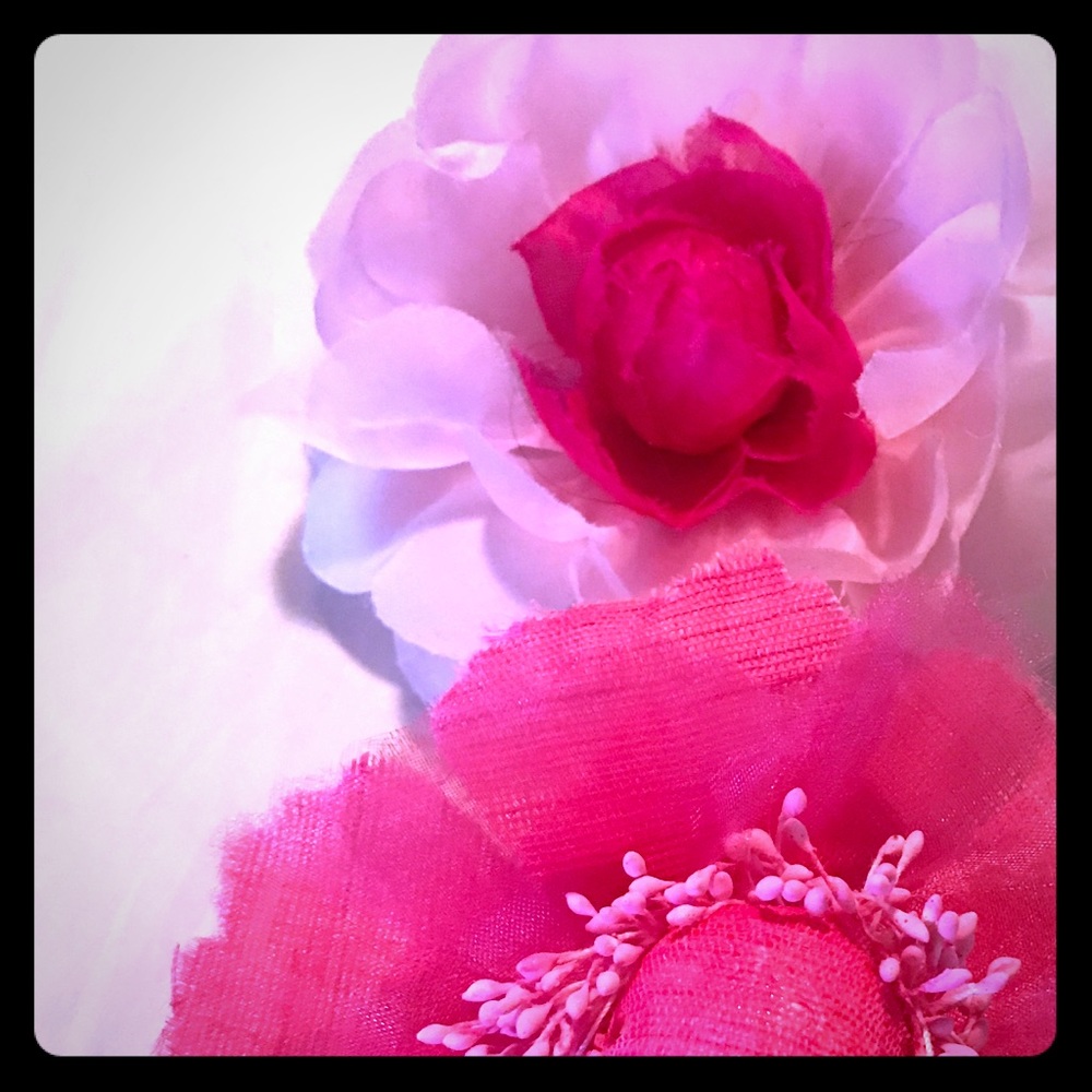 Beautiful Pink Millinery Flowers Fascinators