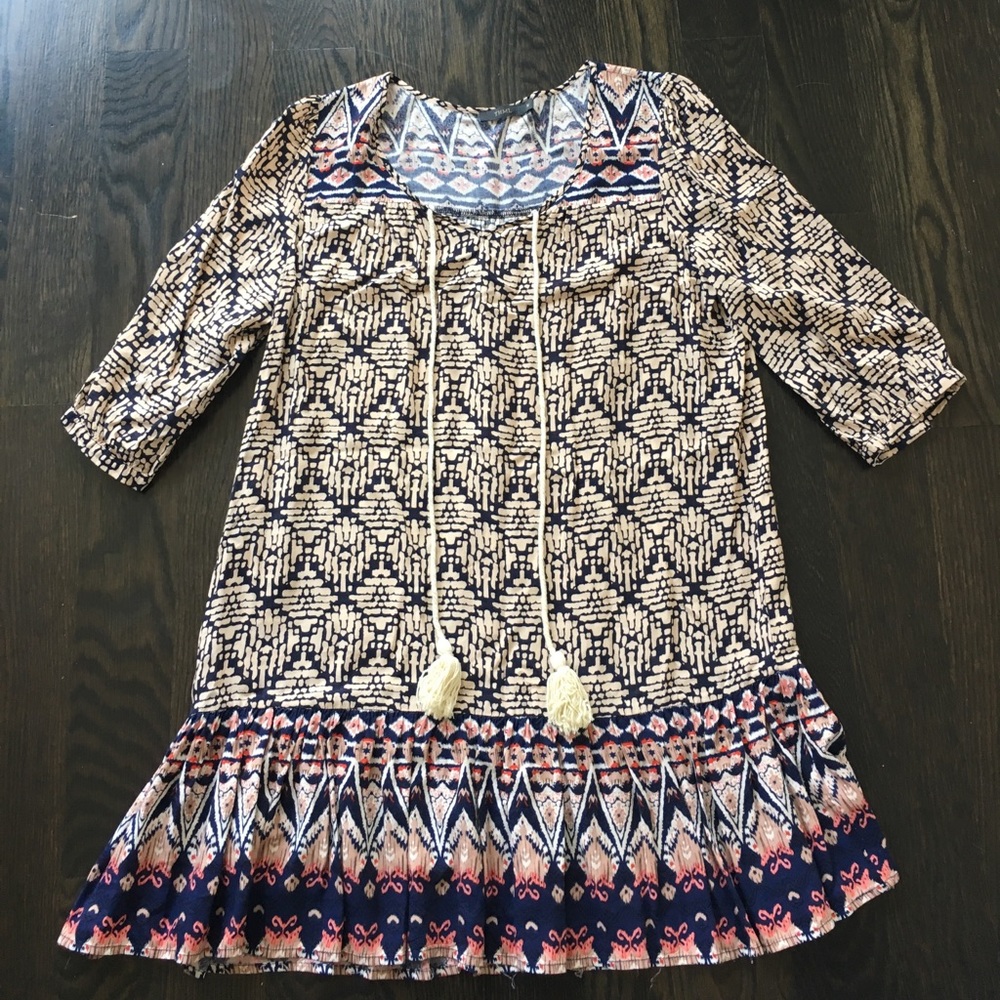 THML medium pattern flowy dress