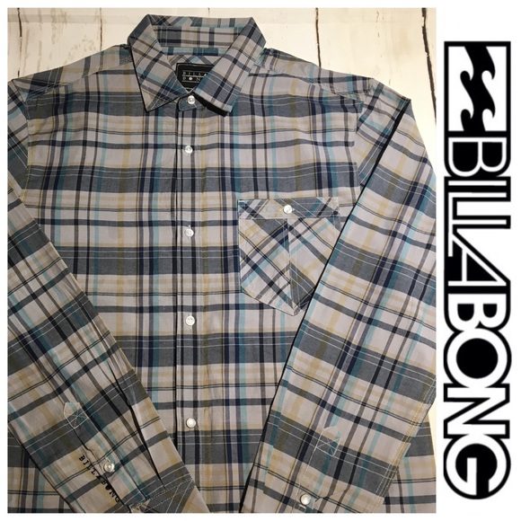 Billabong Other - 🆕Billabong Men's Long Sleeve Plaid Shirt