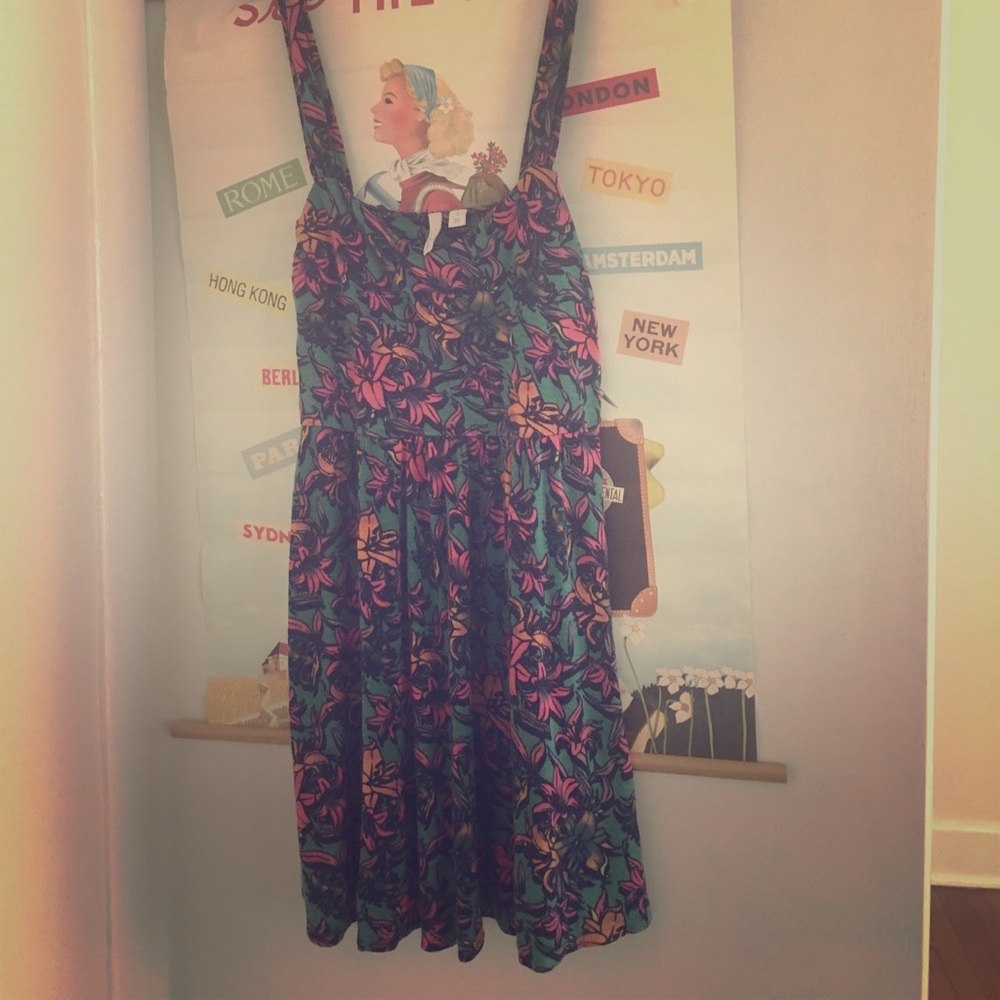 Flowery Midi Dress