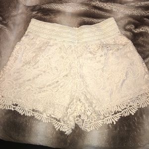 Lace shorts