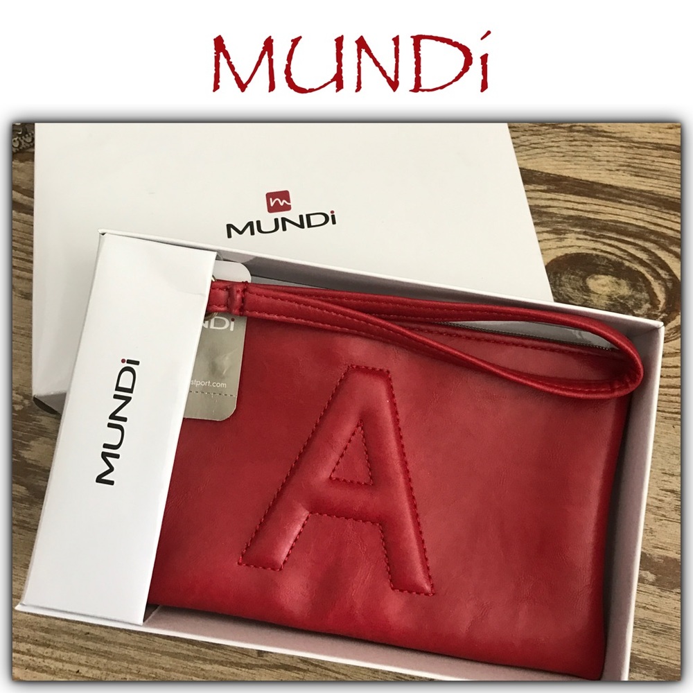 MUNDi Red "A" Wristlet