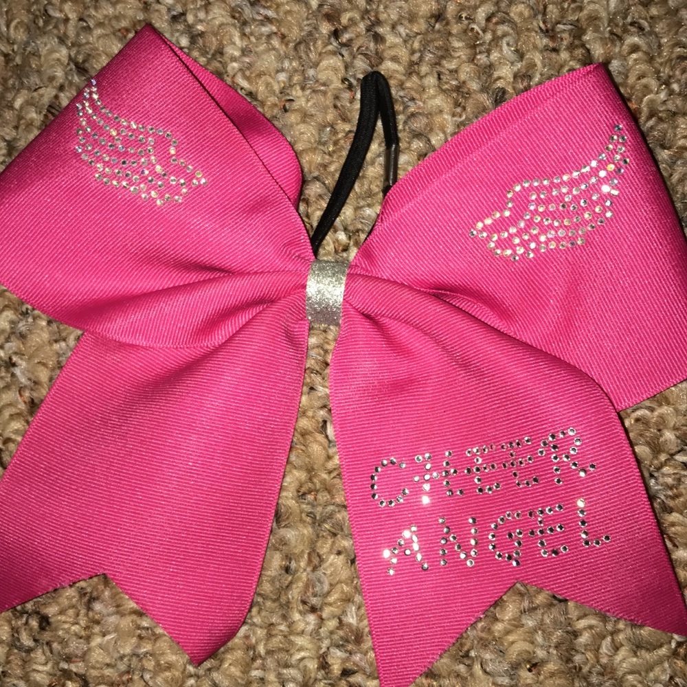 Pink Cheer Bow