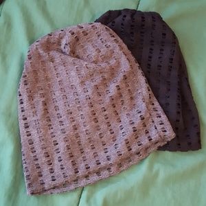 Grey and Black Beanies (one size)
