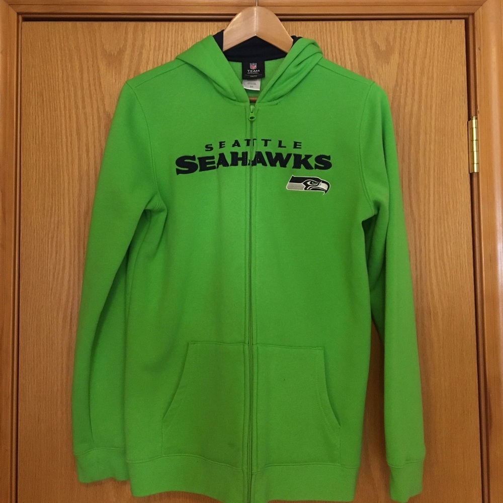 (SOLD)Seattle Seahawks zip up hoodie