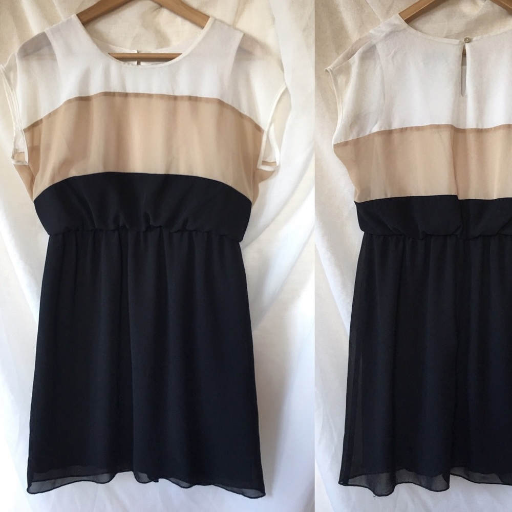 Tri-Color Dress