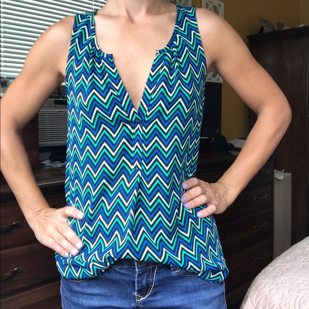 Zigzag tank top