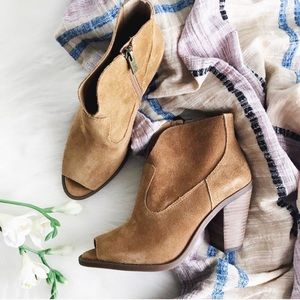 Jessica Simpson peep-toe booties