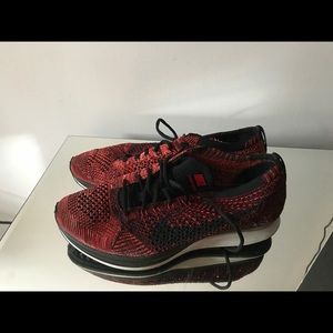 Nike Flyknit Racer Fire Rooster Red/Black