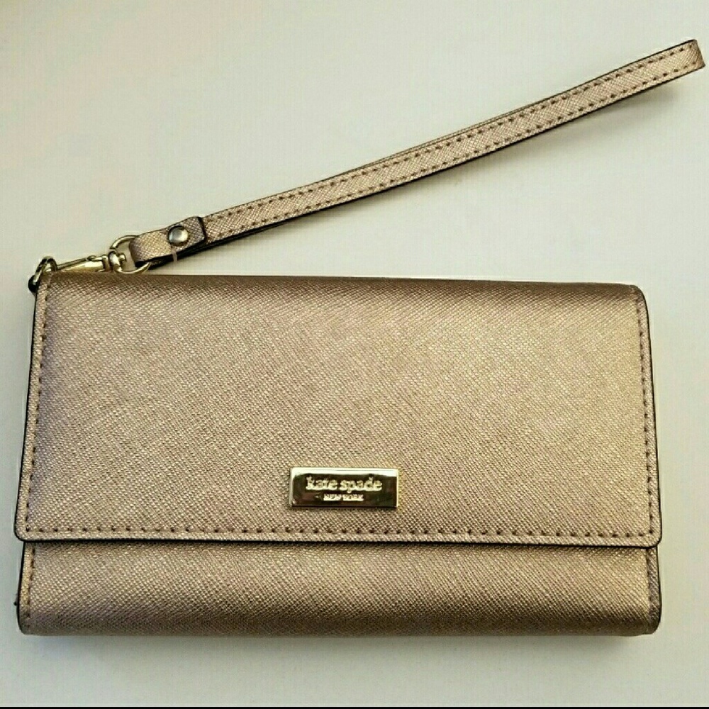 Kate Spade Rose Gold Wristlet