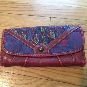 Faux leather wallet
