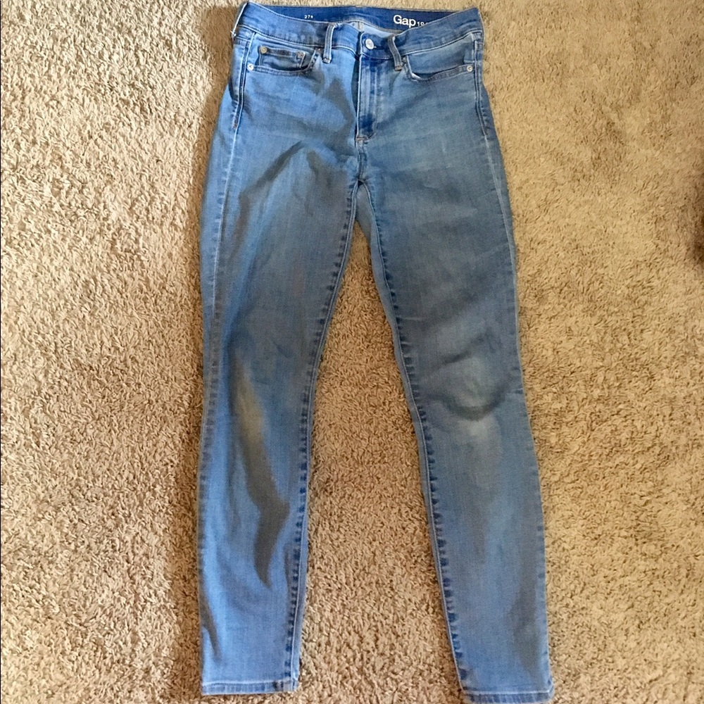 Gap True Skinny Indigo Jeans - High Waist 27 short