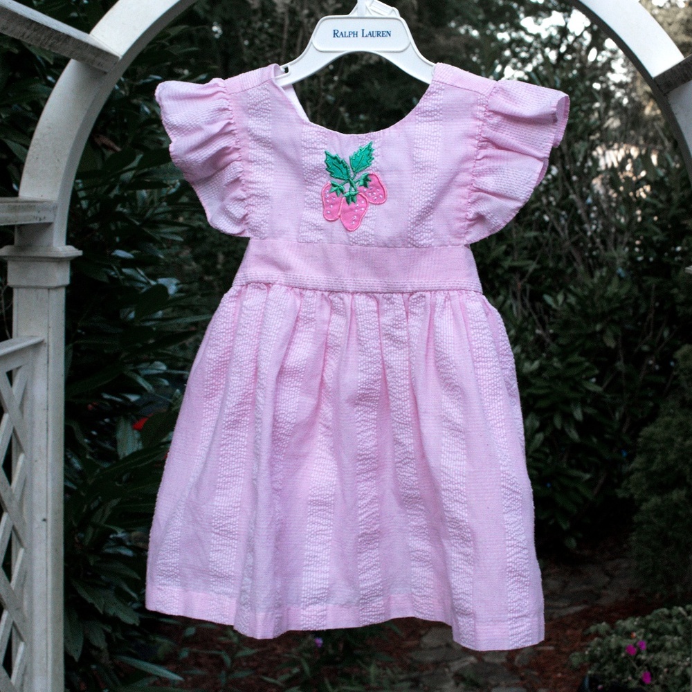 Girls Strawberry Dress